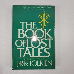 JRR Tolkien The Book Lost Tales 1984 Hardcover Book Club First Edition Hardback